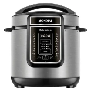 Panela Elétrica Pe-60-6l Digital Pressão 6l Mondial Cor Preto Frequência 60hz - Imagem 1