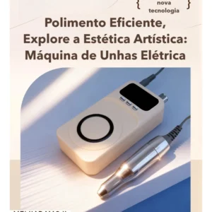 Lixadeira Eletrica Motor Unhas Nail Drill Portátil 40000 Rpm - Imagem 5