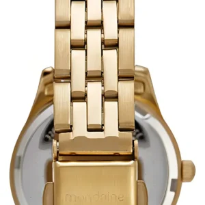 Relógio Mondaine Feminino Dourado Clássico com Semijoias Kit 32606lpmkde1k1 - Imagem 8