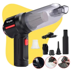 Aspirador De Pó Mini Soprador 3em1 Usb 1 Refil Portátil Recarregável Marca RHYDE - Imagem 1