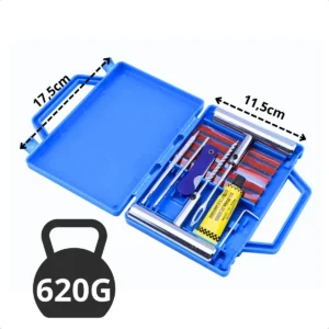 Kit Remendo Metal Reparo Macarrão Pneu Carro Moto C/ Maleta - Imagem 5
