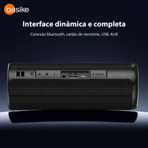 Caixa de Som Bluetooth Basike 30W com Luzes LED e Autonomia de 10 Horas - Imagem 8