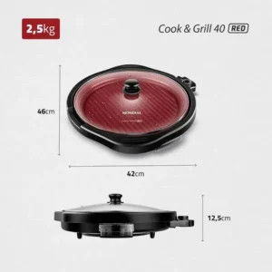 Grill Redondo Cook & Grill 40 Mondial 1270W - G-03-RC - Imagem 7