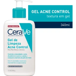 Gel de Limpeza para Pele Oleosa e Acneica Acne Control CeraVe 340g - Imagem 4