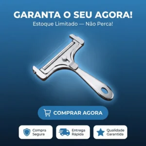 Fatiador Cortador Queijo E Frios Inox Portátil Fio Regulável - Imagem 7