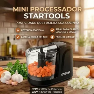 Mini Processador Triturador Elétrico 350ml - 127v / 220v - Imagem 3