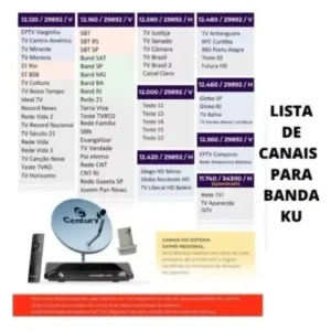 Antena Parabólica Digital Banda Ku 60cm Midiabox Century - Imagem 7