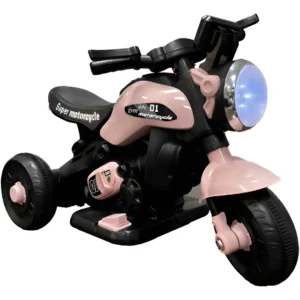 Moto Elétrica Infantil Mini First Custom 6V Zippy Toys Rosa - Imagem 1