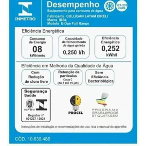 Purificador De Água Ibbl E-due Branco Bivolt 79013001 - Imagem 4