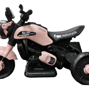 Moto Elétrica Infantil Mini First Custom 6V Zippy Toys Rosa - Imagem 7