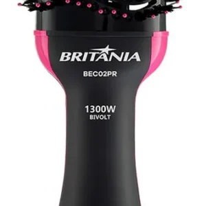 Britânia Escova Secadora Bec02pr 4 Em 1 1300w Cor Preto e Rosa - Imagem 1