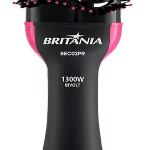 Britânia Escova Secadora Bec02pr 4 Em 1 1300w Cor Preto e Rosa - Imagem 1