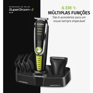 Aparador de Pelos Super Groom 06, Mondial 6W BG-04 - Imagem 3