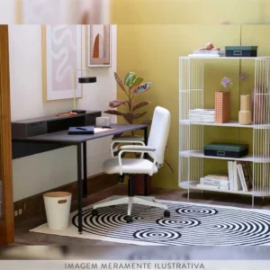 Cadeira Office Chicago Bege E Rosé Westwing Collection - Imagem 4
