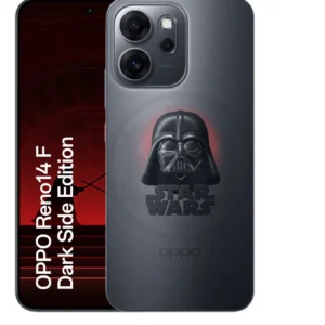 Smartphone Oppo Reno 14F 5G Dark Side Edition 256GB 24GB Ram (12GB + 12GB Virtual Ram) Bateria 6000 mAh Câmera AI 50MP NFC IP69 - Imagem 1