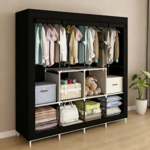 Guarda-roupa 4 Desmontável Armário Organizador Roupa - Imagem 1