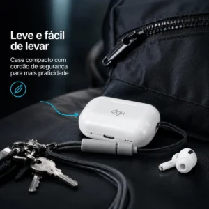 Fone De Ouvido Bluetooth 5.4 In-ear Fitness Academia Dgx Cancelamento Ruído Anc E Enc Carregamento Indução - Imagem 6