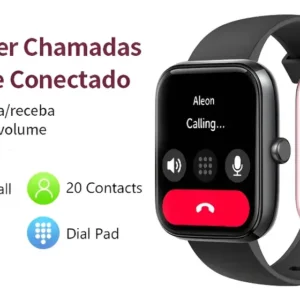 Relógio Smartwatch Feminino 1.83 Rosa Saúde E Notificações - Imagem 8