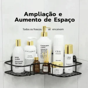 Kit 5 Prateleira Banheiro Suporte Porta Shampoo E Sabonete - Imagem 8