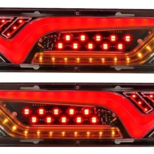 Par Lanterna Led Caminhão Traseira Seta Sequêncial 30 Cm Klx - Imagem 3