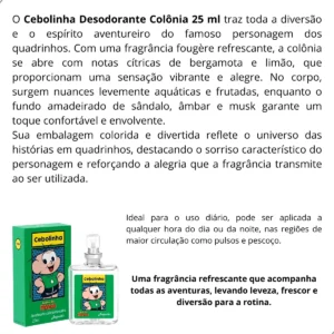 Colônia Turma Da Mônica Cebolinha Jequiti 25mL - Imagem 4