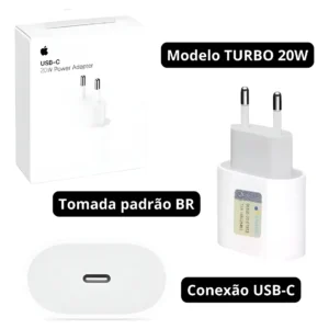 Carregador Apple Iphone Usb-c Power Adapter 20w Original - Imagem 6