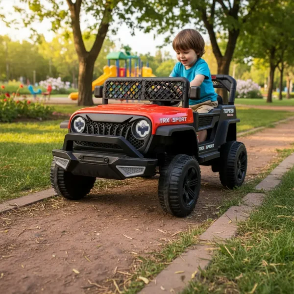 Carro Jipe Infantil 12v Com Luzes Som Usb E Controle Remoto
