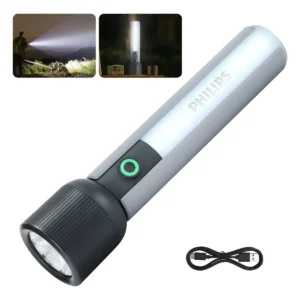 Lanterna Philips Sfl1183 Potente E Durável Branco Preto - Imagem 1