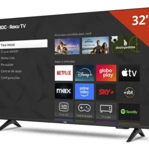 Smart Tv Aoc Dled 32 Wi-fi Roku Tv Quad Core 32s5155/78g - Imagem 3