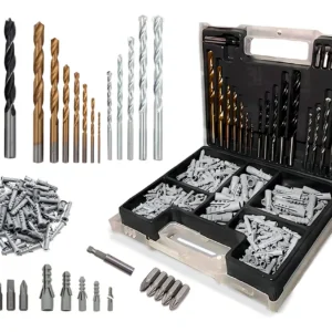 Furadeira de Impacto Bosch 450W 10mm GSB 450 RE com Jogo de Brocas Bits 300 Peças - Imagem 3