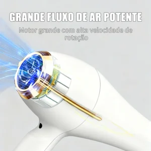 Secador De Cabelo Profissional Íon 1200w Com Concentrador - Imagem 3