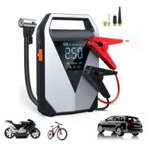 Auxiliar de Partida com Compressor de Ar Portátil Boyu Cell para Carro - Imagem 1