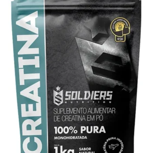 Creatina 1kg Suplemento Monohidratada em pó 100% Pura - Soldiers Nutrition - Imagem 1