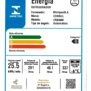 Refrigerador Consul Frost Free - Crb39mb Branco - Imagem 8