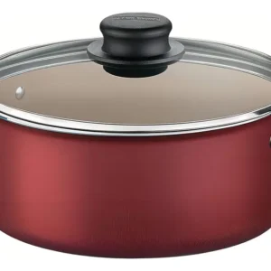 Jogo de Panelas Tramontina Turim em Alumínio com Revestimento Interno e Externo em Antiaderente Starflon Max Vermelho 10 Peças - Imagem 4