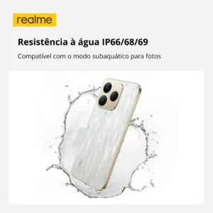 Celular Realme 15t 5g 8gb 128gb Smartphone Dual Sim Nfc Branco - Imagem 6