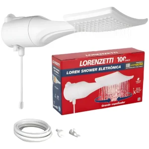 Chuveiro Lorenzetti Loren Shower Ultra Eletrônico Branco 7500W - Imagem 3