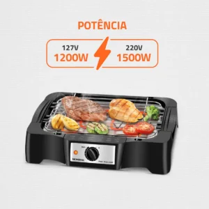 Churrasqueira Elétrica, Mondial, 1200W - CH-07 - Imagem 3
