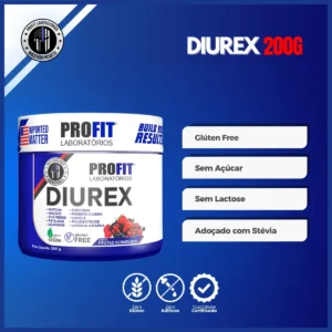 Diurex Chá Diurético Termogênico Detox 200g - Profit Sabor Frutas vermelhas - Imagem 6