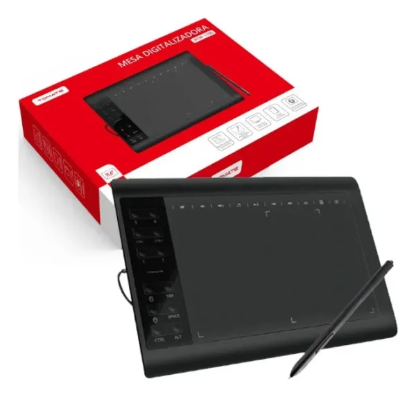 Mesa digitalizadora Tomate MTM-1106 11,6" para design e desenho