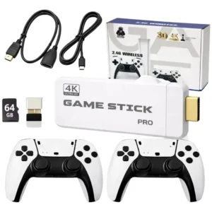 Vídeo Game Stick M15 Pro 4k 64gb Com 2 Controles S/ Fio - Imagem 1