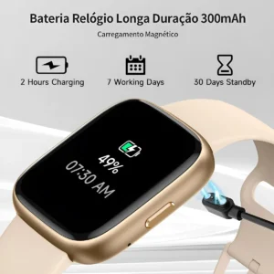 Relógio Smartwatch Fitness Alexa Bluetooth Monitor Cardíaco - Imagem 5