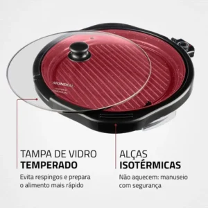 Grill Redondo Cook & Grill 40 Mondial 1270W - G-03-RC - Imagem 6