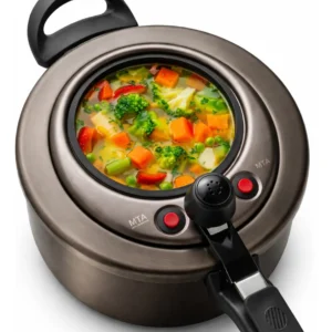 Panela De Pressão 4,5l Com Visor Antiaderente Mta - Imagem 1