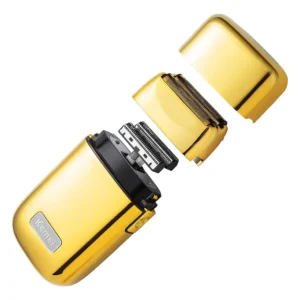 Barbeador Elétrico Kemei KM-TX1 Dourado Profissional Sem Fio - Imagem 8