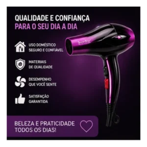 Kit Prancha Chapinha Titanium+ Secador + Modelador De Cachos - Imagem 6