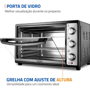 Forno Elétrico 52L Grand Family II, Mondial 1800W FRN-52-B - Imagem 7