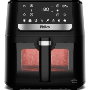 Air Fryer Philco 9,5L Visor Glass Redstone 1800W PAF95A - Imagem 2