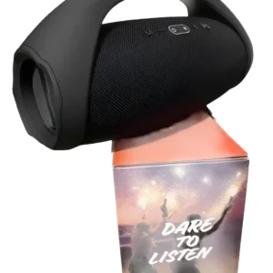 Caixa De Som Boomsbox Lançamento 2023 Led + Pen Drive 32gb - Imagem 4