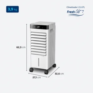 Climatizador Fresh Air Mondial Branco 90W CL-07L - Imagem 8